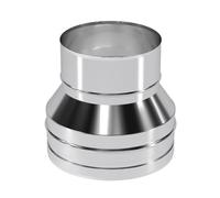 Réductions/extensions - simple paroi - Schiedel PRIMA PLUS Rauchrohranschluss: Ø 150 mm (Kesselseite: Ø 130 mm)