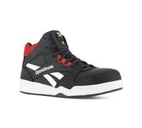 Baskets de sécurité hautes BB4500 SAFETY S3S SRC HRO ESD - cuir noir et rouge - taille 44 Reebok