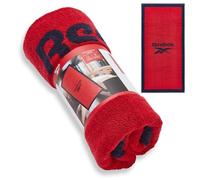 Reebok Prague Serviette de Bain Coton - Grande Serviette Douce et Absorbante, Séchage Rapide | Drap de Bain pour Homme et Femme | Idéale Salle de Bain, Sport, Piscine, Plage et Voyage Rouge Vecteur