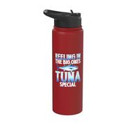 Reeling in the Big Ones Thon Spécial Pêche au thon Stainless Steel Insulated Water Bottle