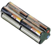 Reely Pack de batterie (NiMh) 9.6 V 2300 mAh Nombre de cellules: 8 LR6 (AA) LR6 (AA) bloc avec pattes à souder