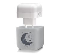 Reer SleepLight 52401 Veilleuse 2 en 1 pour prise secteur et fonctionnement sur batterie (mode on/off et capteur) Gris clair