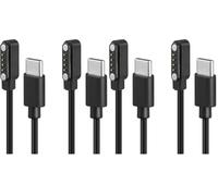 REEYEAR Lot de 4 câbles USB C magnétiques - Enregistreur vocal PLAUD Note AI - Câble de 2 FT - Accessoire de recharge facile et de sauvegarde