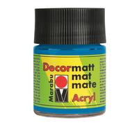[Ref:140105095] MARABU Flacon Verre 50 ml Peinture Acrylique "Decormatt" Bleu