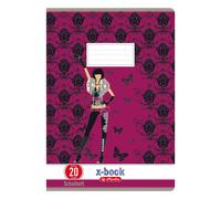 Herlitz Cahier x.book A4 – linéature 28 / quadrillé