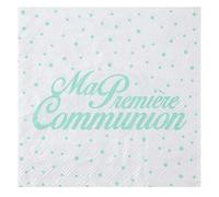REF/6298-20 Serviettes de table communion mint