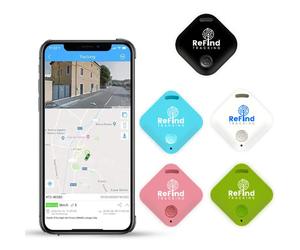 ReFind R4 Traceur Intelligent pour Android et iPhone. Mini Balise GPS Bluetooth 5.0. Alternative Samsung AirTag pour Clés, Animaux, Portefeuilles et Bagages (Vert)