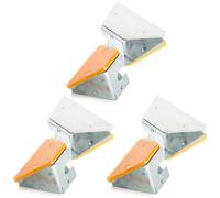 Réflecteur Double Face Garde-corps 6 Pièces de Trapézoïdal Jaune | ABS et Fer, Structure en T, Microprismatique Haute Résistance, Imperméable, Résistant à Chaleur