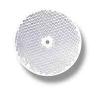 Réflecteur rond de 84 mm pour barrière lumineuse à réflexion, pour barrière lumineuse à réflexion, remplacement pour portail, porte coulissante, porte de garage, porte à battants