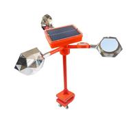 Réflecteurs d'oiseaux pour l'extérieur | Dispositif anti-oiseaux pour toit avec alarme sonore réglable - extérieur à énergie solaire pour pigeons, pics, moineaux pour balustrades, fenêtres