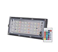 Réflecteurs Led for éclaira de paysa extérieur, lumière Disco RGB, projecteur étanche for fêtes, travail jardin Garage de jardin(RGB Remote Control,100W)
