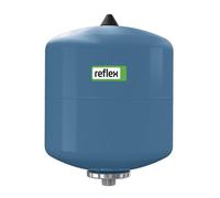 Reflex Vase d'expansion à membrane 25 litres 10 bar | Refix DE 25 7304013 | Vase d'expansion pour installation d'eau sanitaire | Jusqu'à 70°C | Bleu | Raccord