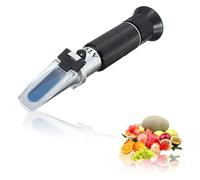 Réfractomètre Brix 0-32%, avec réfractomètre à sucre portable ATC, précision réfractomètre à double échelle 1,12 précision: ± 0,2%, adapté aux aliments, fruits, boissons