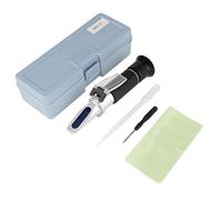 Réfractomètre Brix professionnel 0 20% Compteur de testeur de jus de bière avec fonction de compensation automatique de la température pour mesurer la teneur en sucre du sirop d'érable au miel de frui