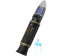 Réfractomètre Glycol Éthylène Propylène pour précis Réfractomètre | Gamme -50°C à 0°C, compensation auto température, lecture rapide, pour idéal antigel voiture