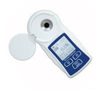 Refractomètre numérique 0-32 % pour brix - Testeur de sucre - Réfractomètre avec écran LCD et compensation de température - Pour fruits, miel et viticulture 0 - 32 % - Réfractomètre manuel 119 mm