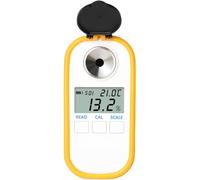 Réfractomètre numérique à LED portable, gamme 0 à 50 %, compteur de concentration de colostrum de vache laitière pour détection du colostrum de vache, réfractomètre électronique de voiture |