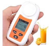 Réfractomètre numérique Brix, compteur de sucre portable avec compensation de température et écran LCD, outil de mesure de douceur pour boissons et jus de fruits, plage Brix 0 ~ 35 %