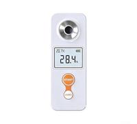 Réfractomètre numérique S-32A - Mesure du sucre - Précis - Portable - ABS IP67 - Étanche - Pour fruits - Testeur Brix rapide - Temps de mesure de 3 secondes pour boissons - Appareil d'analyse du sucre