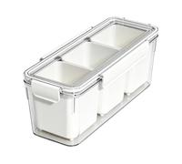 Refrigerator Fruit Storage Containers | 3 Compartments Ginger Bowl
