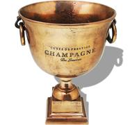 Refroidisseur à champagne Coupe de trophée Cuivre Marron