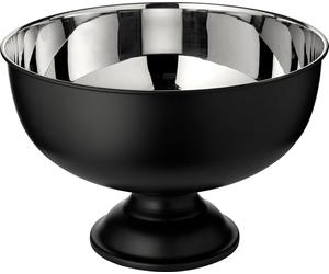 Refroidisseur à champagne EDZARD Pearl (Ø 36 cm, grand modèle) en acier inoxydable - Refroidisseur de bouteilles, refroidisseur à champagne - Récipient pour 5 bouteilles - Bol pour vin, champagne et g
