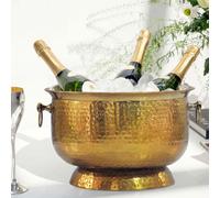 Refroidisseur à champagne WOHNLING, design "marteau", avec récipient pour champagne et refroidisseur de bouteilles de 37 cm, pouvant contenir jusqu'à 6 bouteilles de champagne, de vin, de prosecco ou