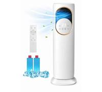 Refroidisseur d'Air, 3L Climatiseur Mobile sans Évacuation avec Chauffage et Refroidissement, 180°, 3 Vitesses et Télécommande