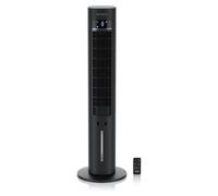 Refroidisseur d'air Brandson NTV Sieger 2026 avec refroidissement par eau et télécommande, 60 W, réservoir d'eau de 3 l, refroidisseur par évaporation, ventilateur colonne, 3 modes, oscillation