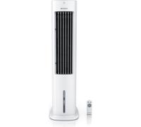 Refroidisseur d'air Brandson NTV Sieger 2026 avec refroidissement par eau et télécommande, climatiseur évaporatif, ventilateur tour, 55W, réservoir d'eau de 5L, 3 modes, oscillation