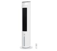 Refroidisseur d'air Brandson NTV Sieger 2026 avec refroidissement par eau et télécommande, réservoir d'eau de 4 L, refroidisseur par évaporation, ventilateur colonne, 3 modes, 45 W, oscillation