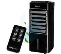 Refroidisseur d'air Clatronic® | Ventilateur | 3 vitesses | Minuterie | Télécommande | 3 en 1 : refroidit, humidifie et purifie l'air | 4 roulettes | Refroidisseur d'air | LK 3834