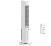Refroidisseur d'air colonne - HOMCOM - refroidisseur humidificateur ventilateur - 3 vitesses 3 modes - 29x29x97,5cm - ABS - blanc