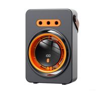 Refroidisseur d'air compact portable avec 100 réglages de vitesse - 4,5 W USB-C pour mini AC pour voiture camping tente (gris)