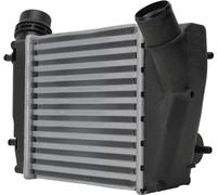 Refroidisseur d'air de suralimentation, ailettes de refroidissement soudées, aluminium, 183 x 188 mm, HELLA, pour RENAULT TWINGO, entre autres