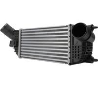 Refroidisseur d'air de suralimentation, ailettes de refroidissement soudées, aluminium, 300 x 147 mm, HELLA, pour PEUGEOT 508, entre autres