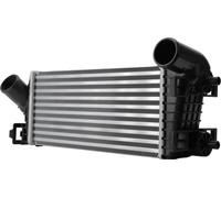 Refroidisseur d'air de suralimentation, ailettes de refroidissement soudées, aluminium, 343 x 158 mm, HELLA, pour FORD C-MAX, entre autres