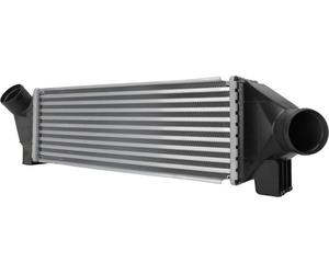 Refroidisseur d'air de suralimentation, ailettes de refroidissement soudées, aluminium, 400 x 133 mm, HELLA, pour FORD TRANSIT, entre autres