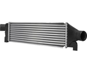 Refroidisseur d'air de suralimentation, ailettes de refroidissement soudées, aluminium, 400 x 133 mm, HELLA, pour FORD TRANSIT, entre autres