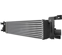 Refroidisseur d'air de suralimentation, ailettes de refroidissement soudées, aluminium, 450 x 142 mm, HELLA, pour FORD FIESTA, entre autres