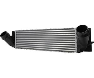 Refroidisseur d'air de suralimentation, ailettes de refroidissement soudées, aluminium, 495 x 147 mm, HELLA, pour BMW X3, entre autres