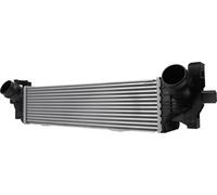 Refroidisseur d'air de suralimentation, ailettes de refroidissement soudées, aluminium, 544 x 137 mm, HELLA, pour BMW série 5, entre autres