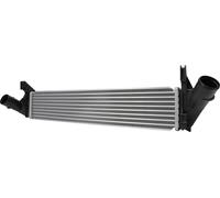Refroidisseur d'air de suralimentation, ailettes de refroidissement soudées, aluminium, 590 x 116 mm, HELLA, pour DACIA SANDERO, entre autres
