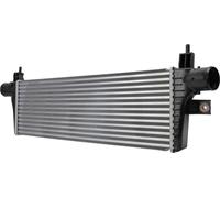 Refroidisseur d'air de suralimentation, ailettes de refroidissement soudées, aluminium, 590 x 202 mm, HELLA, pour TOYOTA HILUX, entre autres