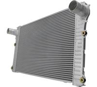 Refroidisseur d'air de suralimentation, ailettes de refroidissement soudées, aluminium, 672 x 414 mm, HELLA, pour TOYOTA RAV, entre autres