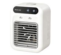 Refroidisseur d'air et humidificateur d'air portable 2 en 1, appareil de refroidissement personnel silencieux avec alimentation USB, mini AC compact pour la maison, le bureau, l'extérieur, léger
