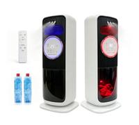 Refroidisseur d'air évaporatif 5 en 1 heater ventilateur chauffage | rafraîchisseur d air mobile /chauffage d'appoint 2000W Minuteur de 12 H，Télécommande Flux d'air à 180°,pour bureau et chambre