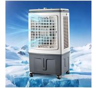 Refroidisseur D'Air éVaporatif, Climatiseur Portable 3 En 1 avec RéServoir D'Eau De 30 L, 3 Vitesses, Oscillation à 120°, Diffusion D'Air Grand Angle, pour L'ExtéRieur, Le Bureau Et La Maison