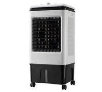 Refroidisseur d'air évaporatif Portable avec réservoir d'eau de 30 L, Fonctionnement Silencieux, Oscillation à 120°, 3 Vitesses de Ventilation, Comprend 2 bacs à Glace pour Une Utilisation i