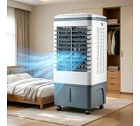 Refroidisseur Dair évaporatif Portable Avec Télécommande, 3 En 1, Réservoir Deau De 20 L, Ventilateur De Refroidissement évaporatif à 3 Vitesses, 3 Modes De Ventilation, Oscillation à 120°,